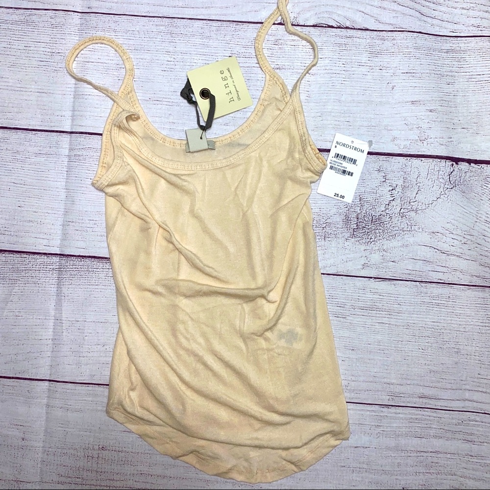NWT Hinge Beige Whisper Tank Top